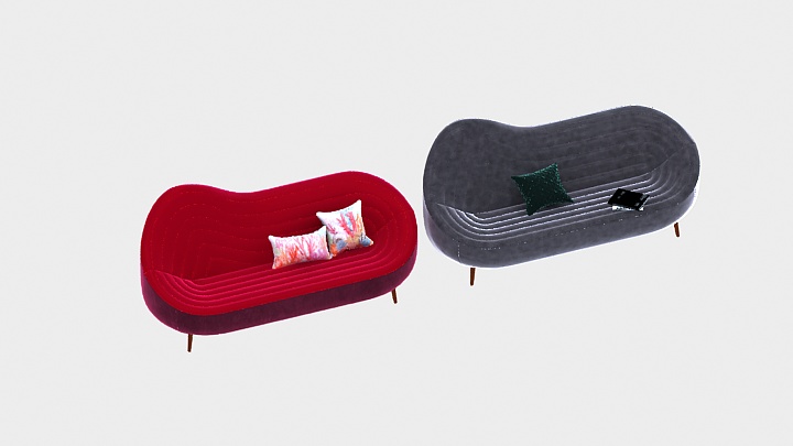 渲染模型_沙发5499