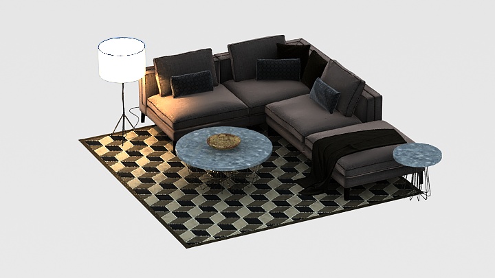 渲染模型_沙发5502