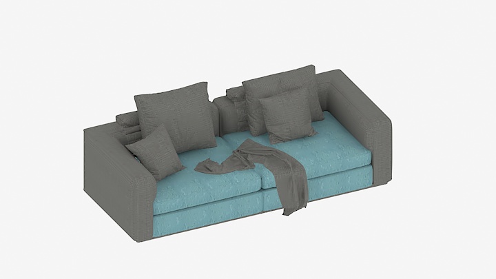 渲染模型_沙发5528