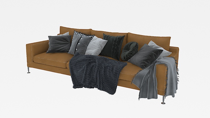 渲染模型_沙发5537