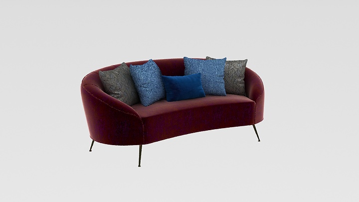 渲染模型_沙发5590