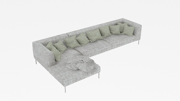 渲染模型_沙发5601