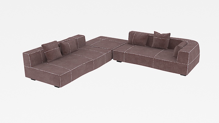 渲染模型_沙发5621