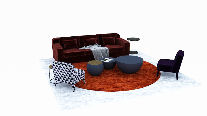 渲染模型_沙发5623