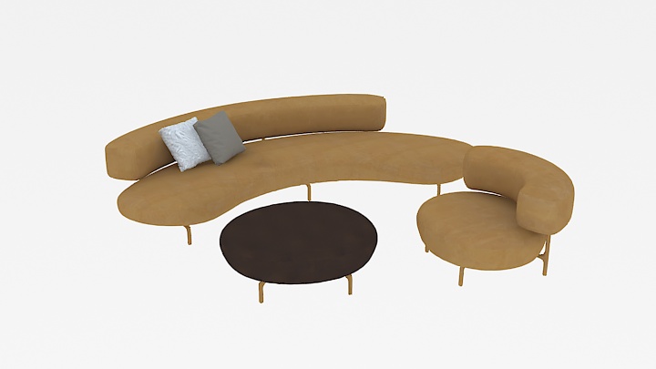 渲染模型_沙发5624