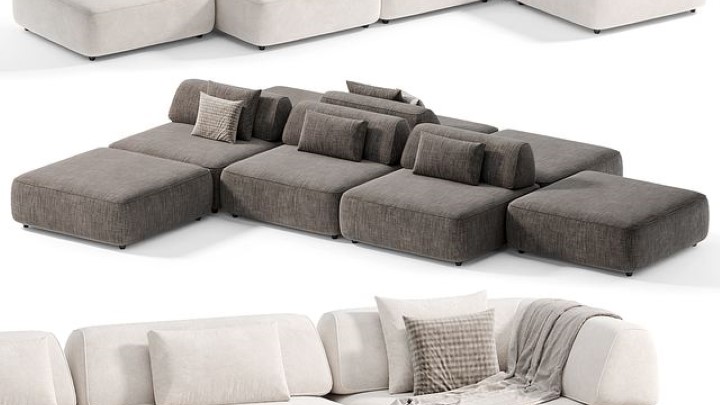 渲染模型_沙发5820