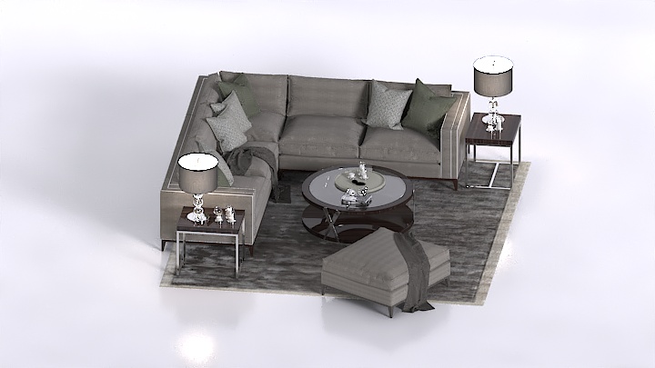 渲染模型_沙发5925