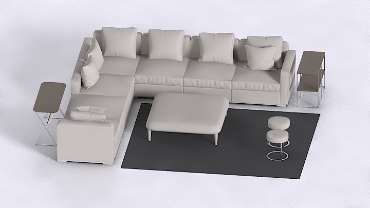 渲染模型_沙发5927