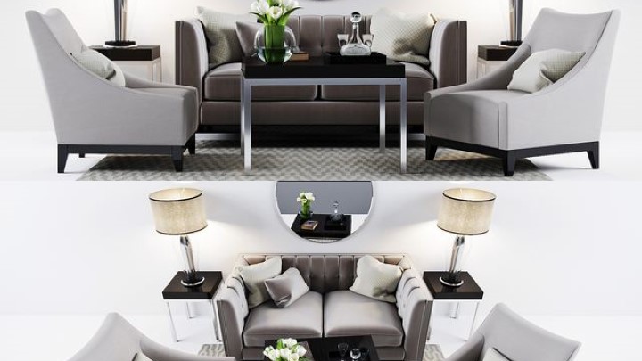 渲染模型_沙发5933