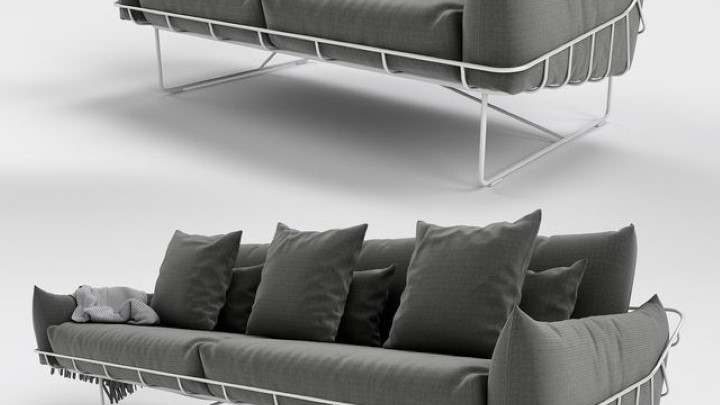 渲染模型_沙发5936