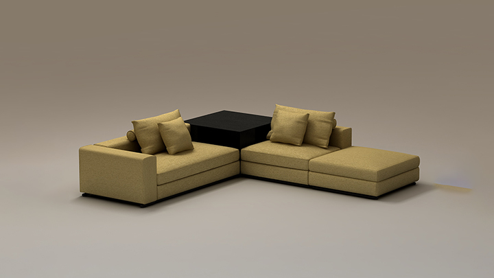 渲染模型_沙发5997