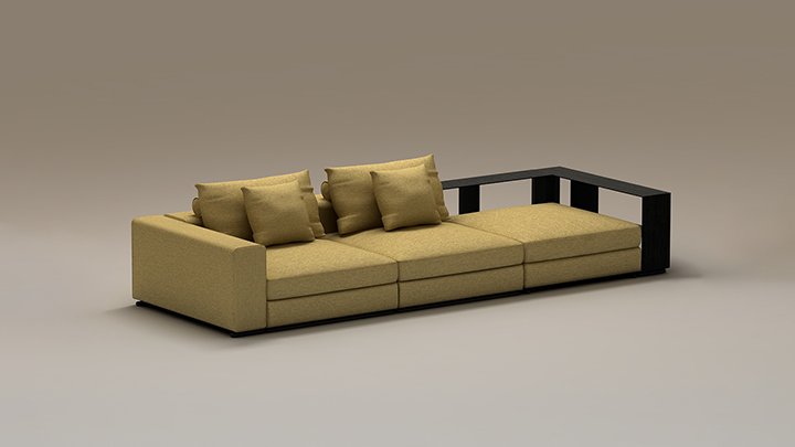 渲染模型_沙发5998