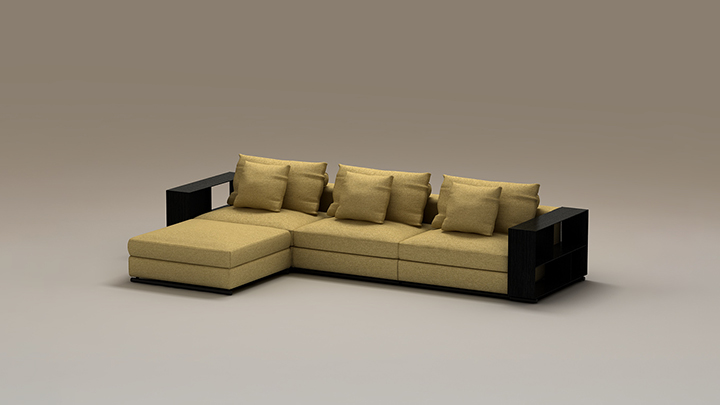 渲染模型_沙发6001