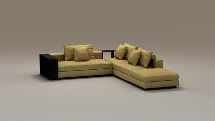 渲染模型_沙发6002