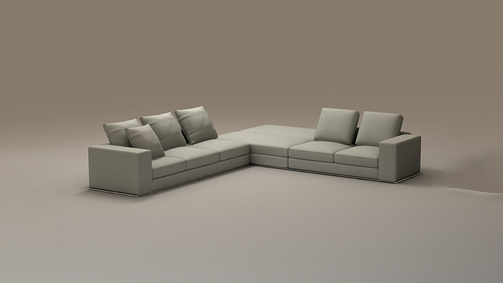 渲染模型_沙发6012