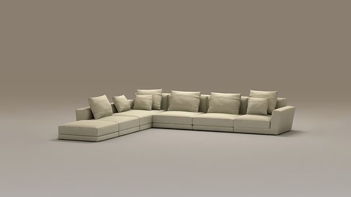 渲染模型_沙发6025