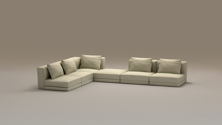 渲染模型_沙发6028