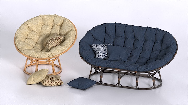 渲染模型_沙发6037