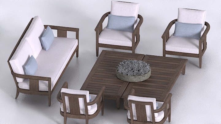 渲染模型_沙发6062