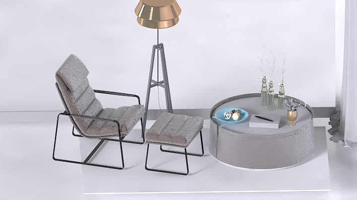 渲染模型_沙发6072