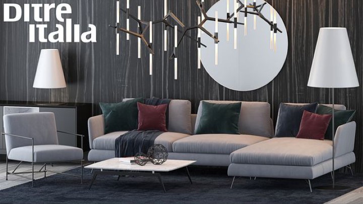 渲染模型_沙发6107