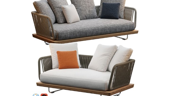 渲染模型_沙发6158