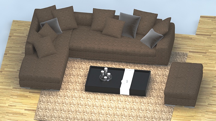 渲染模型_沙发6188