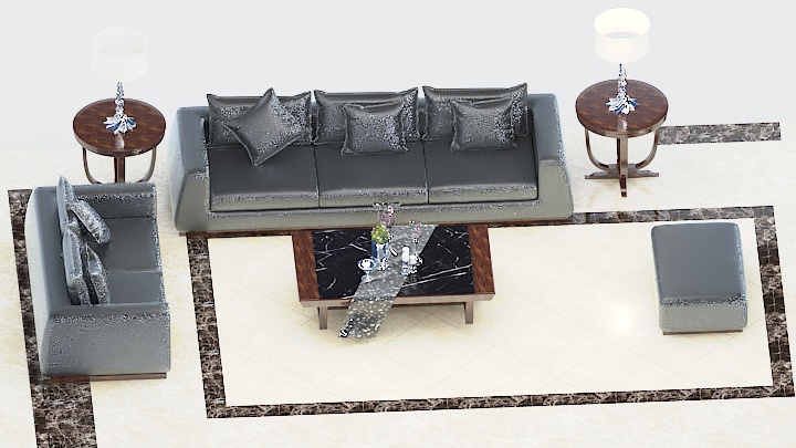 渲染模型_沙发6197