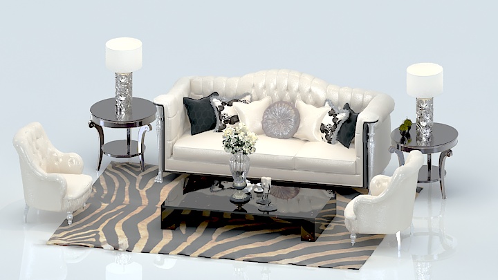 渲染模型_沙发6218