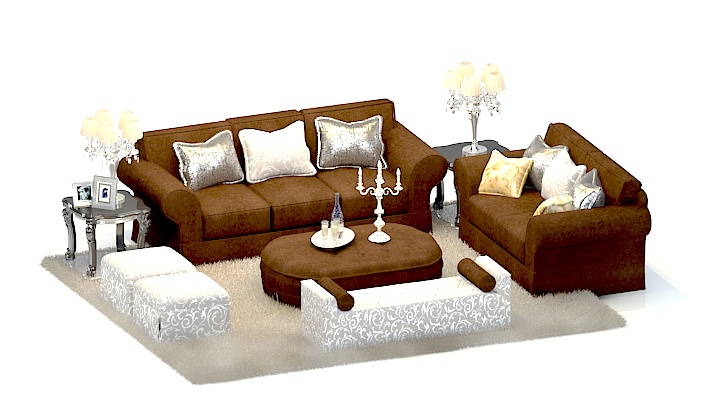 渲染模型_沙发6227