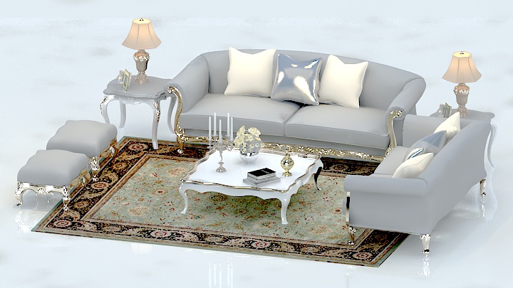 渲染模型_沙发6230