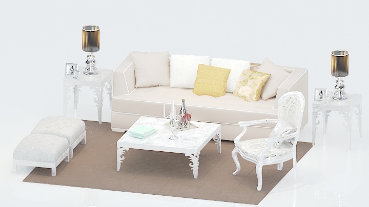 渲染模型_沙发6232