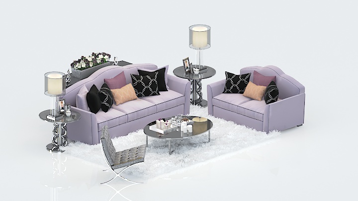 渲染模型_沙发6234