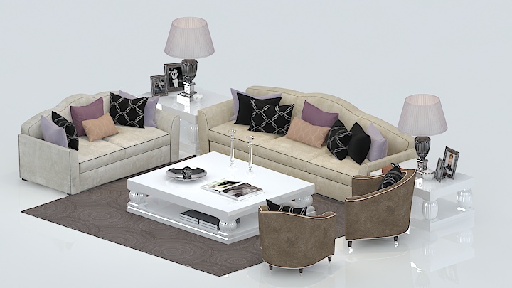 渲染模型_沙发6240
