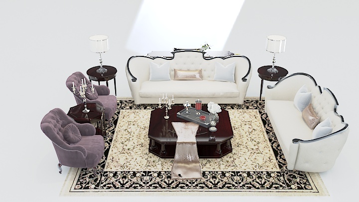 渲染模型_沙发6251