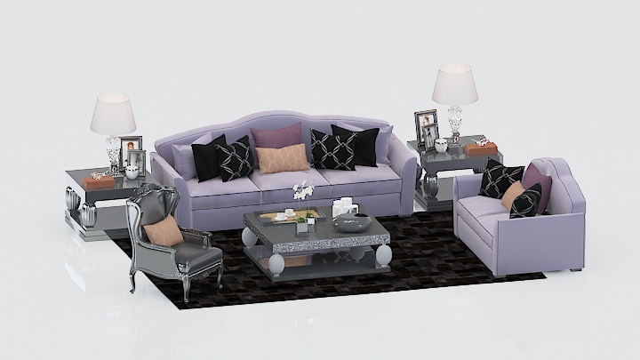 渲染模型_沙发6253