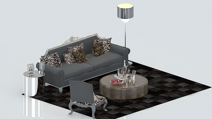 渲染模型_沙发6266