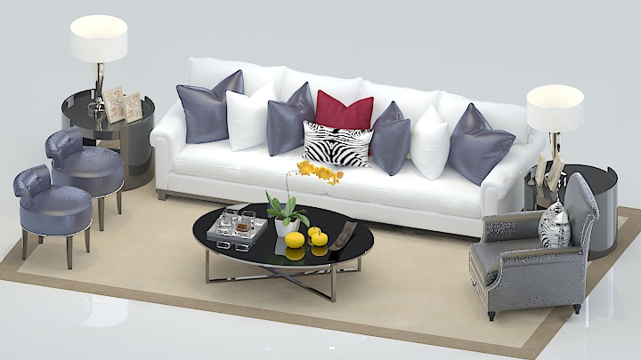 渲染模型_沙发6267
