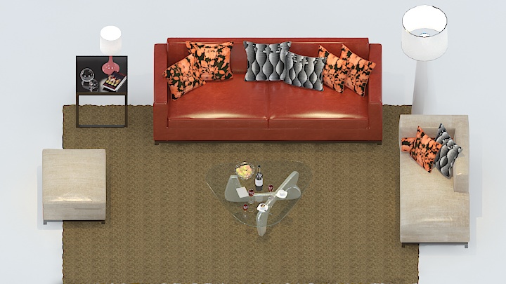 渲染模型_沙发6326
