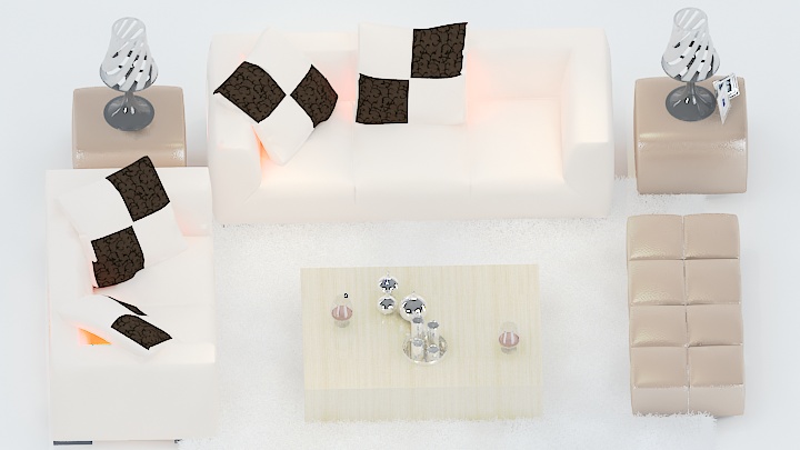 渲染模型_沙发6329