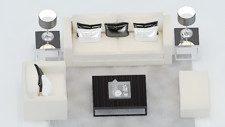 渲染模型_沙发6338