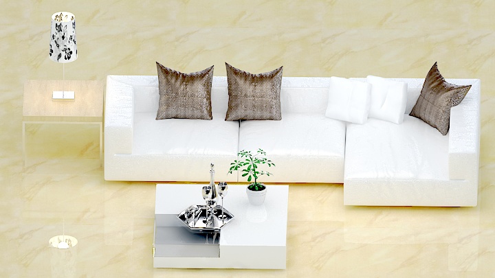 渲染模型_沙发6349