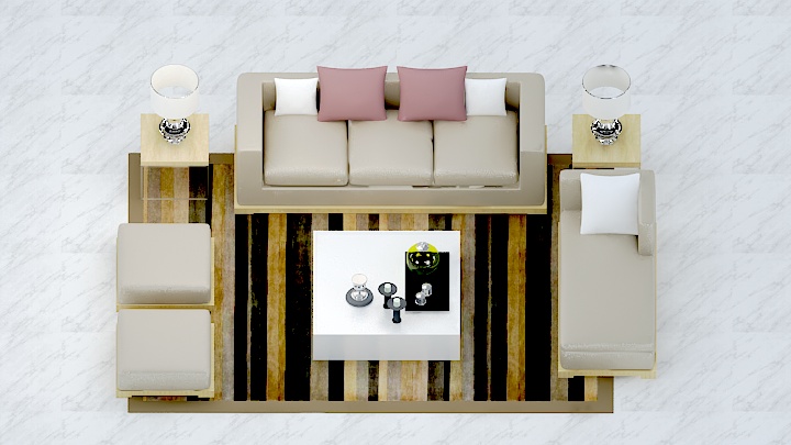 渲染模型_沙发6351