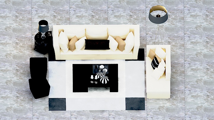 渲染模型_沙发6358