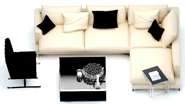 渲染模型_沙发6360