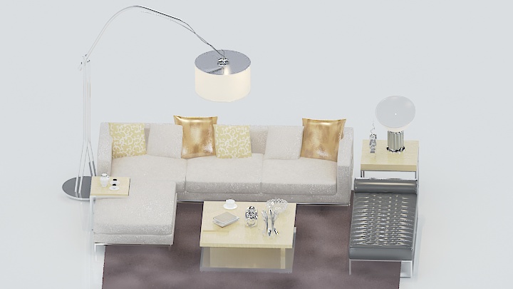渲染模型_沙发6364
