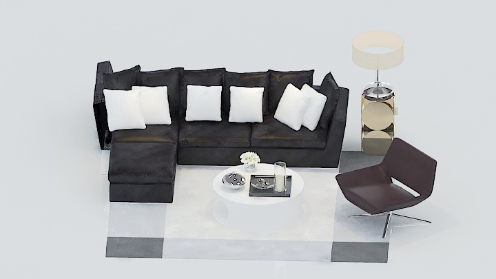 渲染模型_沙发6365