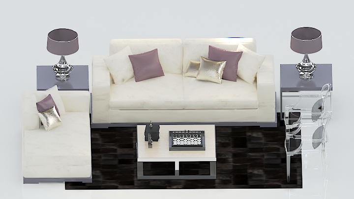 渲染模型_沙发6366