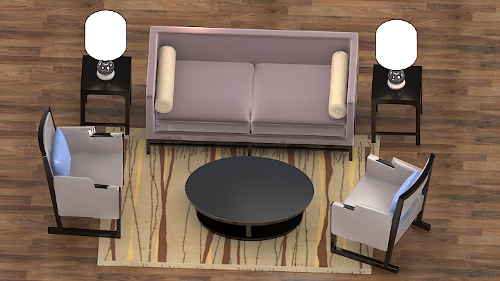 渲染模型_沙发6369