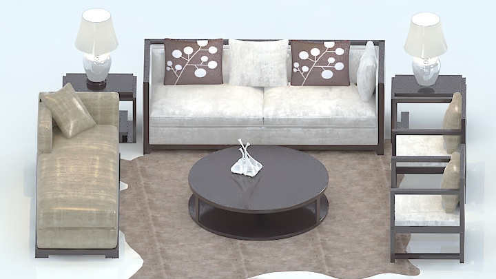 渲染模型_沙发6370